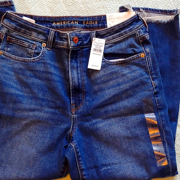 American Eagle Outfitters Jeans | American Eagle High Rise Mom Jean 6 Short | Poshmark